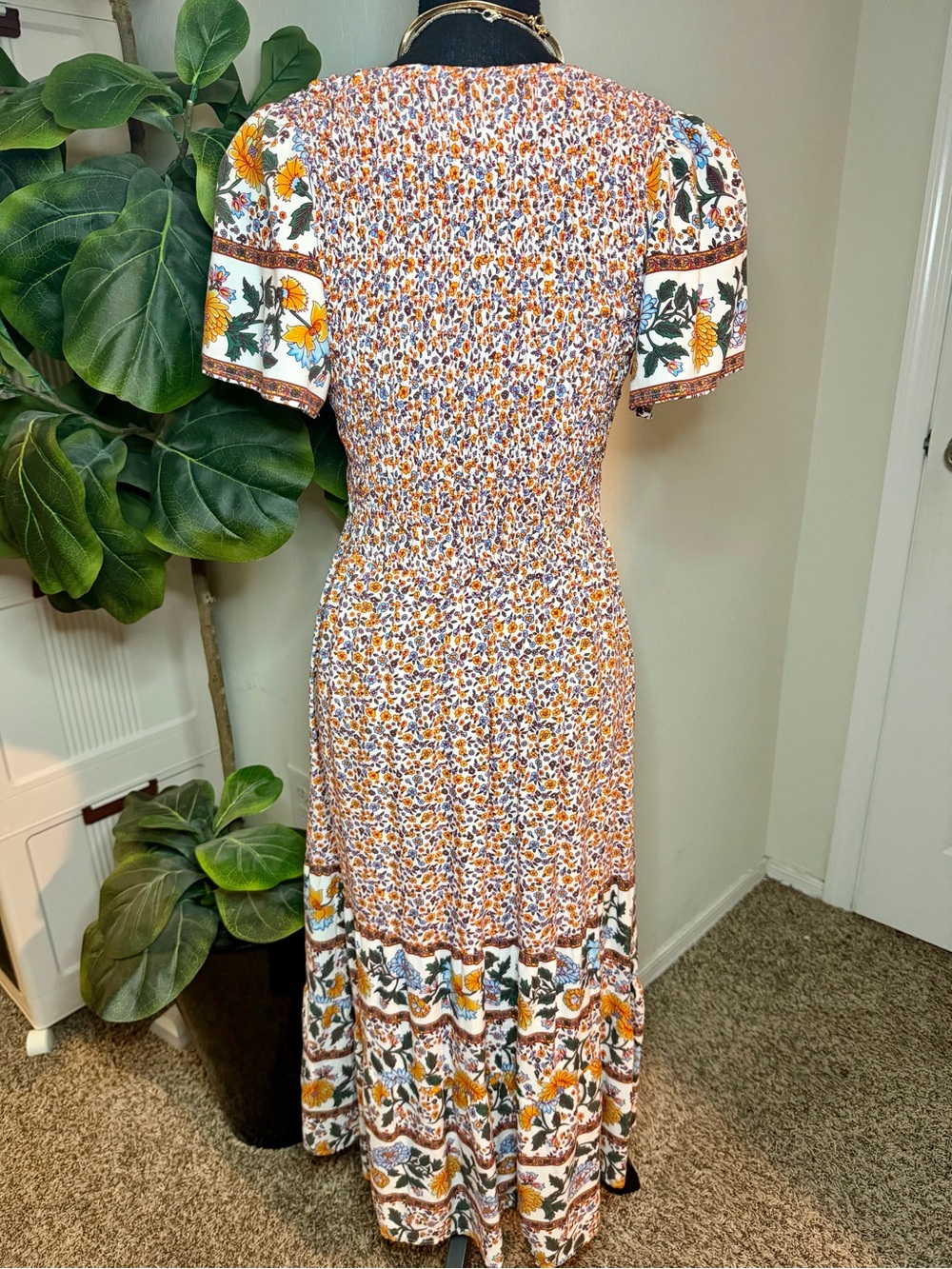 Umgee Floral Maxi Dress - Picture 2 of 12